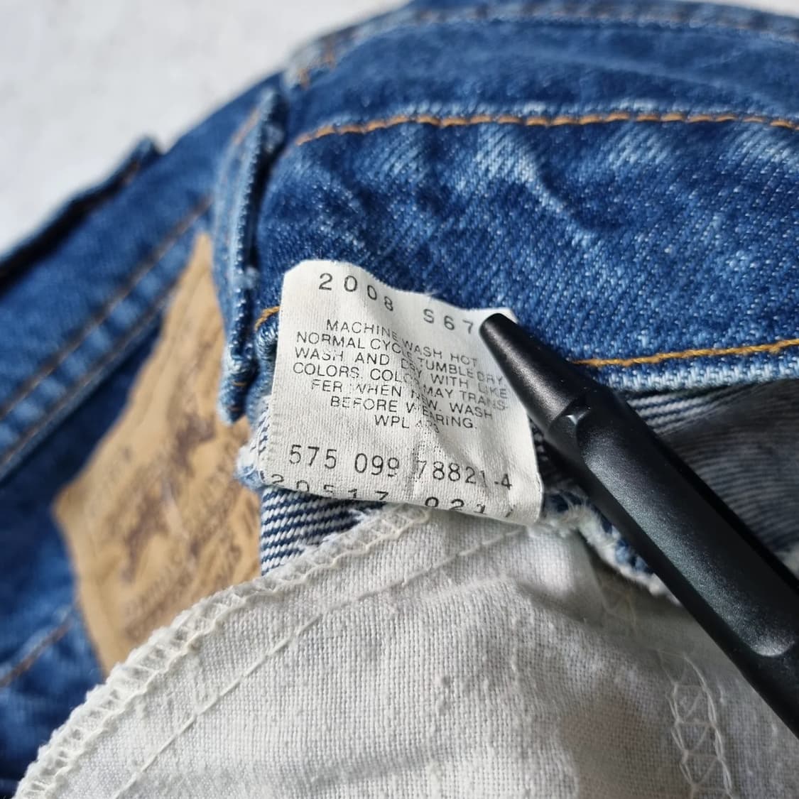 80s USA 리바이스 오렌지탭 517 Boot Cut 33/29 상품이미지6
