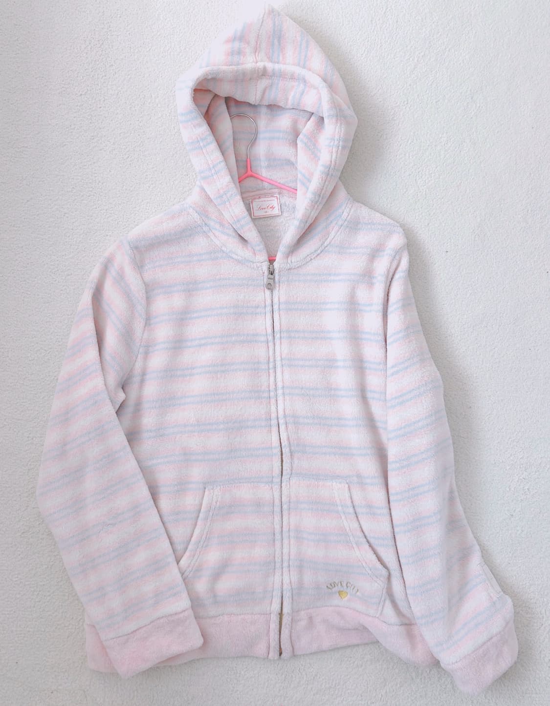 오늘만) 핑크 솜사탕 코튼캔티 후드집업 룸웨어 히메갸루 라떼갸루 상품이미지1