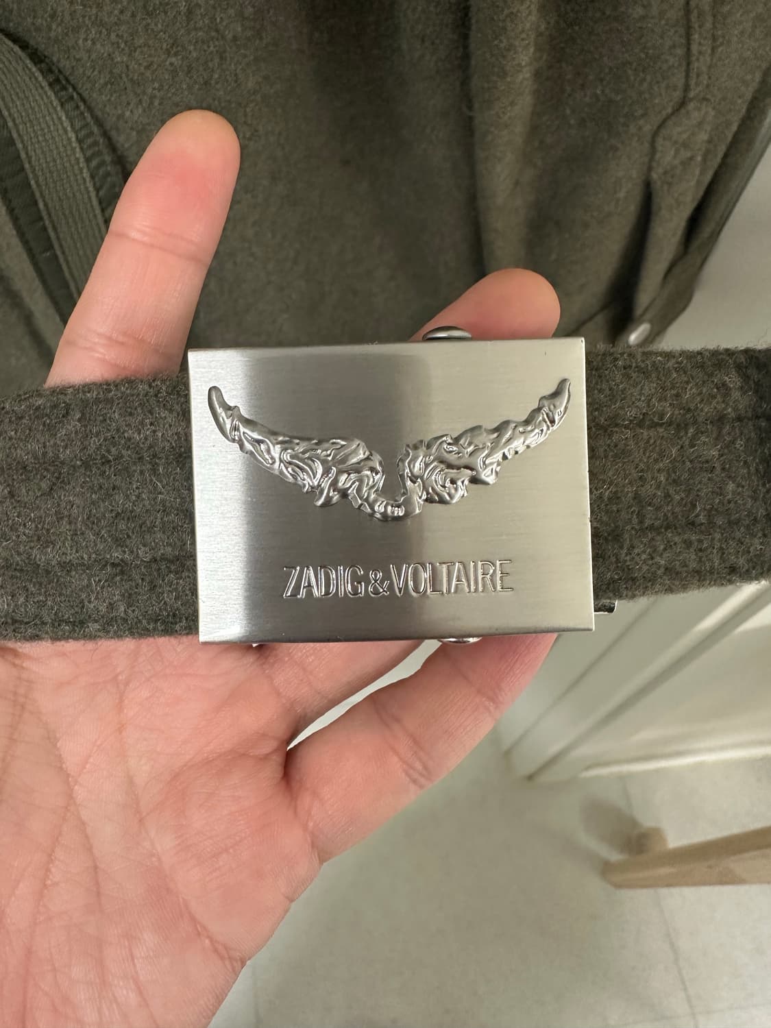 (작년구매) 자딕앤볼테르 벨티드 울 자켓 (55-66) 상품이미지8