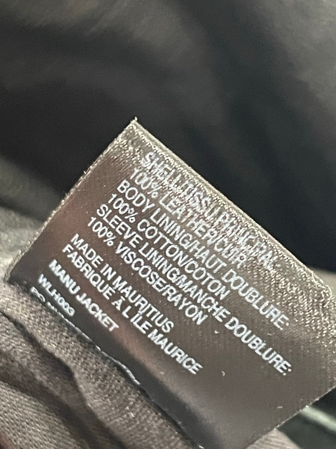 AllSaints 올세인츠 사선 드레이프 레더 자켓 상품이미지5