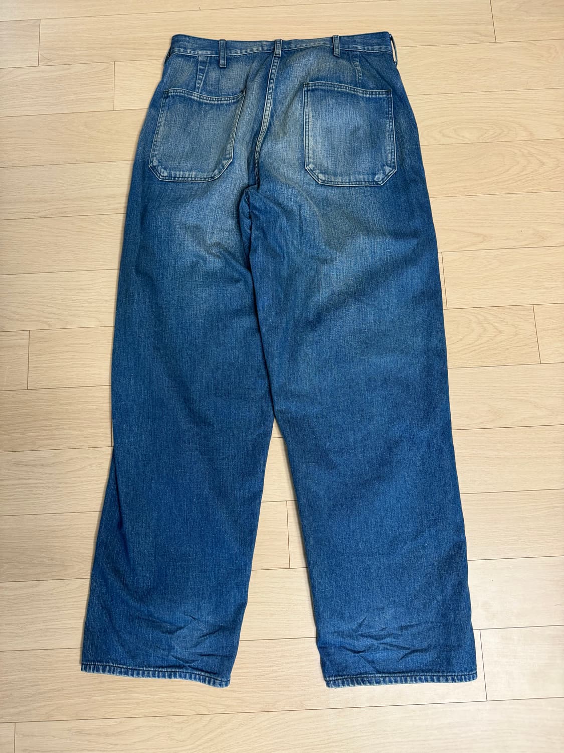 헤릴 US NAVY DENIM TROUSERS (VINTAGE WORN) 상품이미지6
