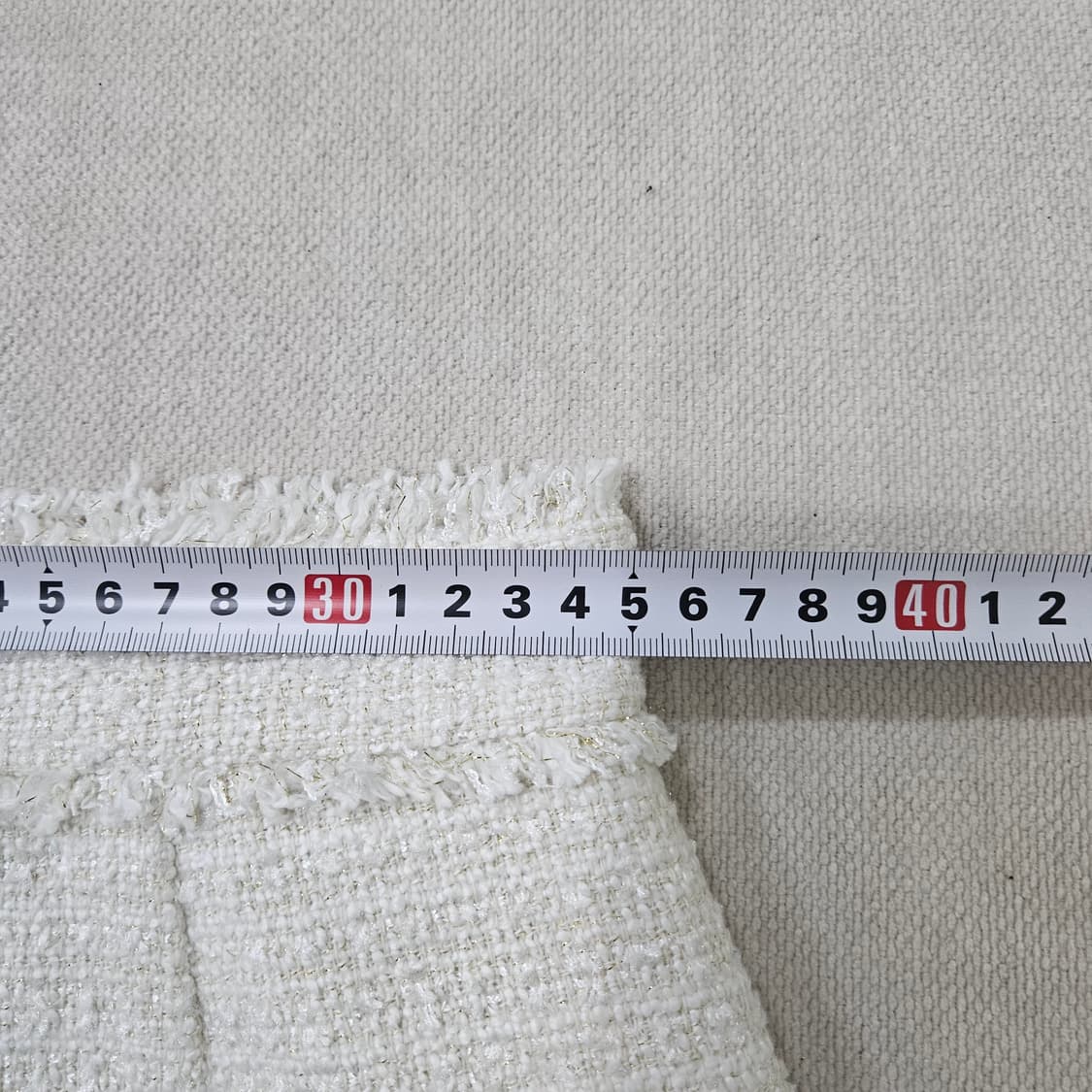 70 빈티지 화이트 크로셰 미니 스커트 0330Y 상품이미지6