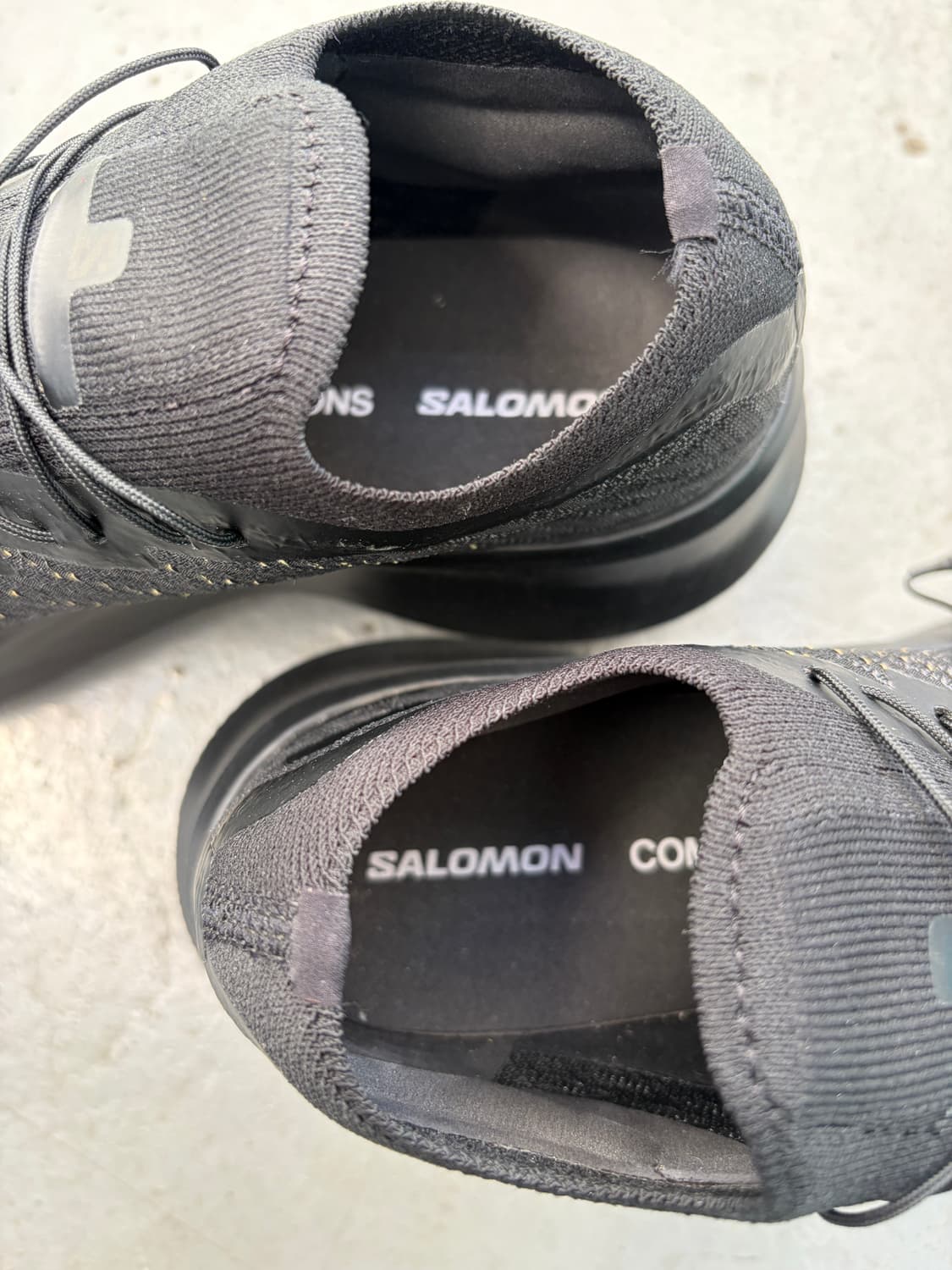 살로몬 x 꼼데가르송 옴므 펄사 플랫폼 블랙 CDG x Salomon P 상품이미지5