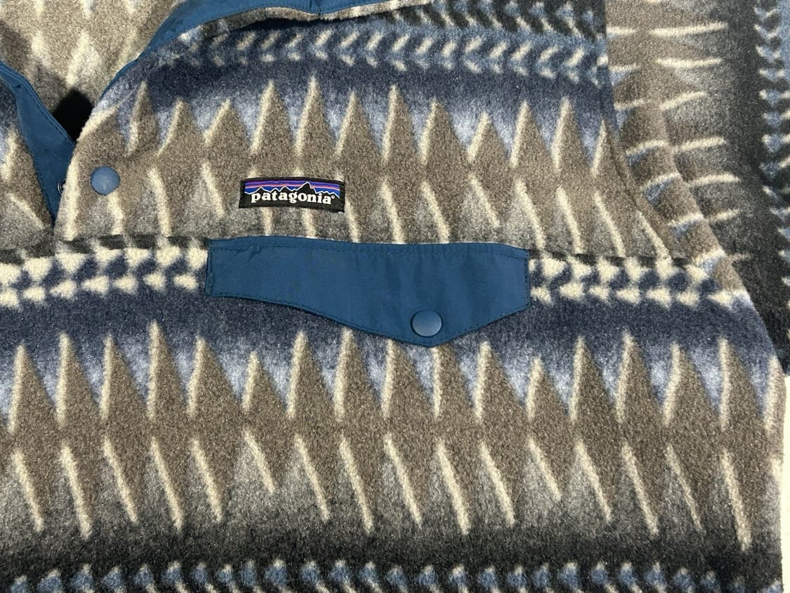 12FW 파타고니아 신칠라 스냅-T 블루/그레이 아즈텍 패턴 상품이미지5