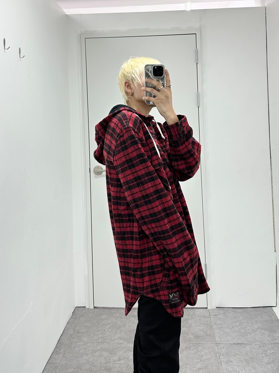 Polo Ralph Lauren red check hood jacket 상품이미지3
