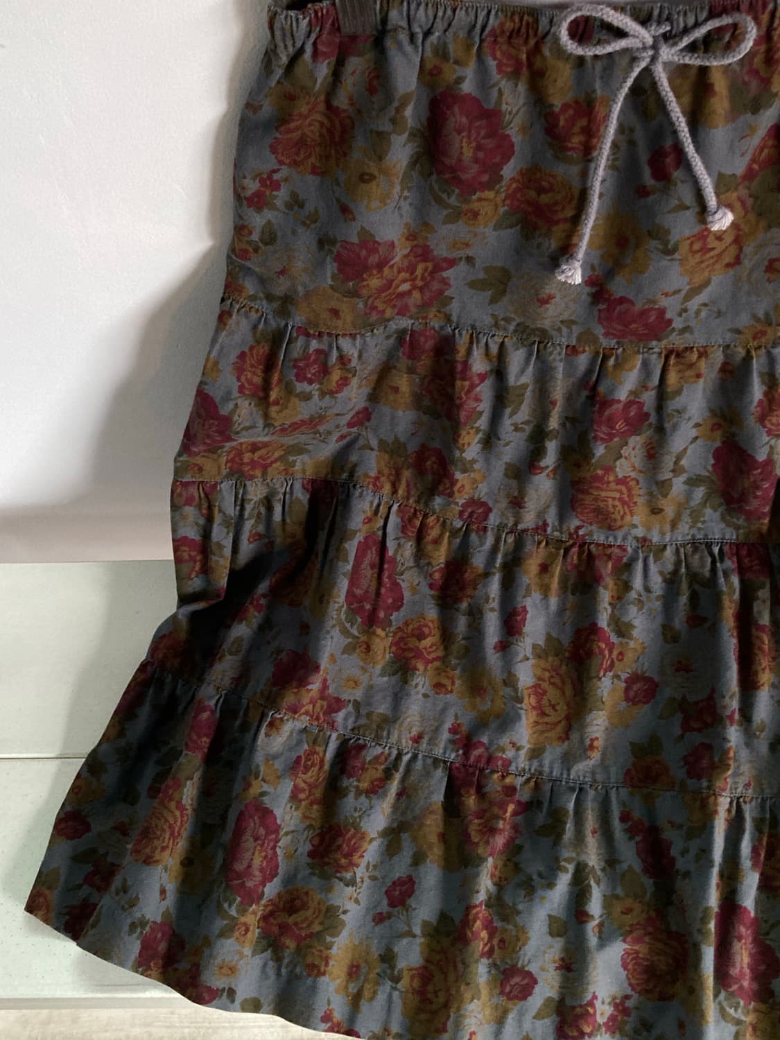 일본빈티지) 로즈 캉캉 스커트 상품이미지5