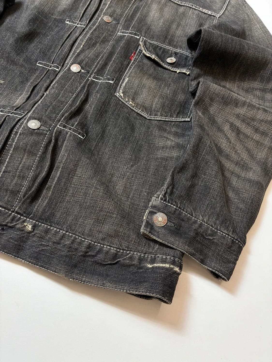 리바이스 00's 1세대 에이징 데님 트러커 자켓 PN8917 상품이미지4