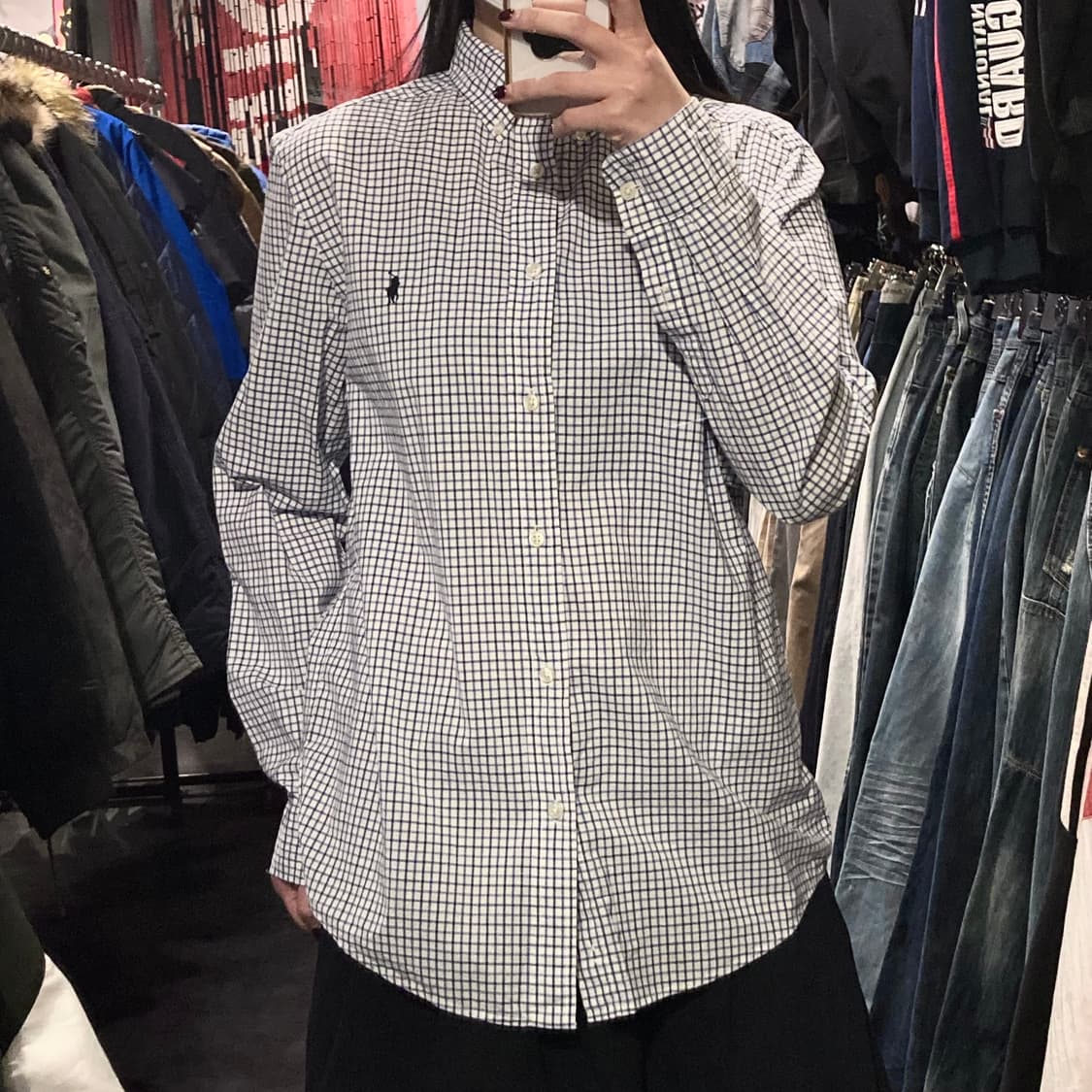 [IM]폴로 랄프로렌 테터솔 체크 블루 상품이미지1