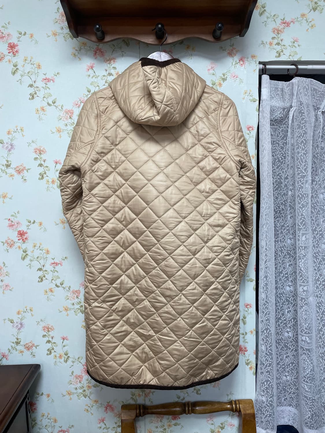 퀄팅 후드 코트 상품이미지2