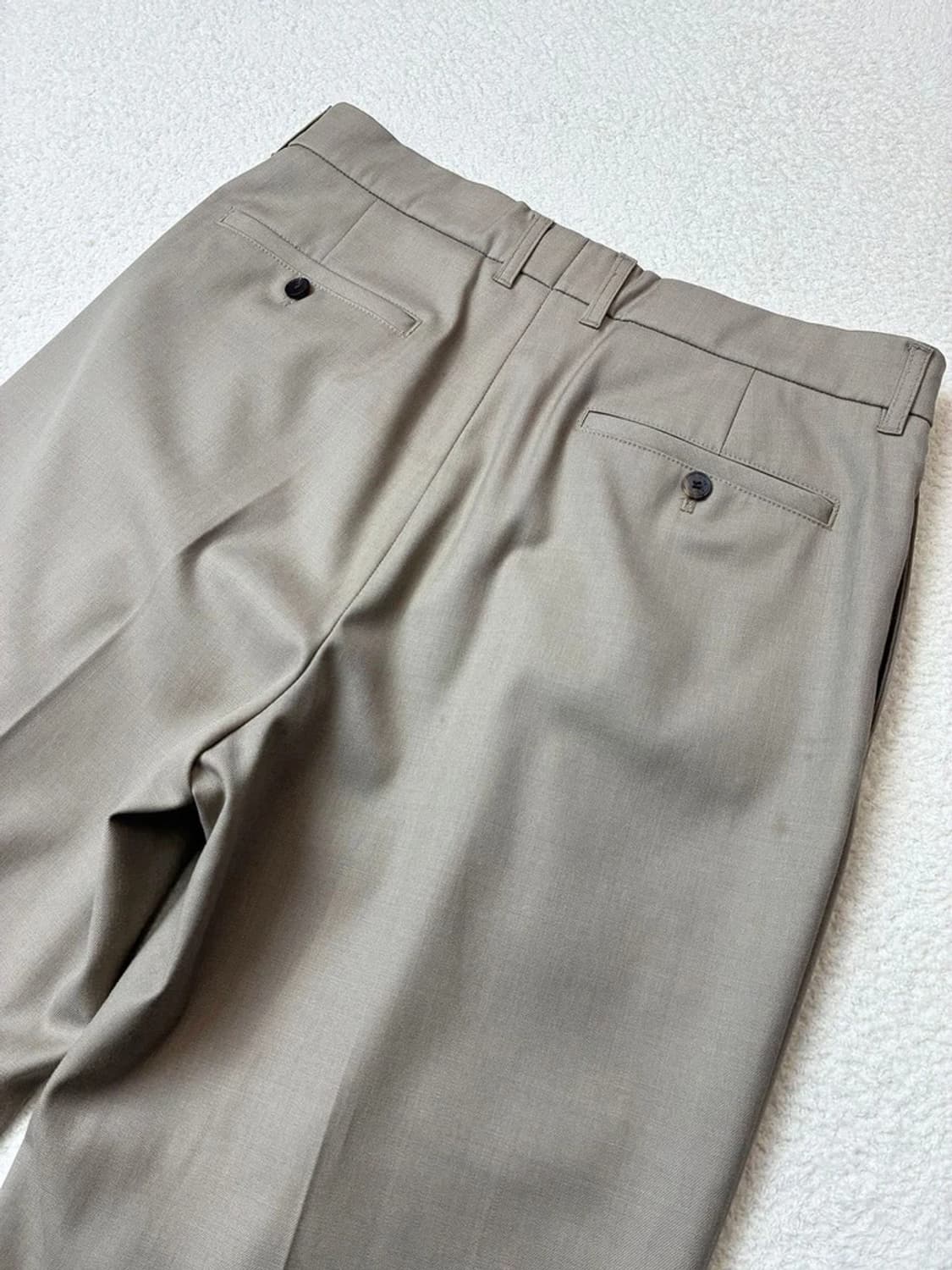 이에이 IEY 스트레이트 울 투턱 팬츠 PN5970 상품이미지6