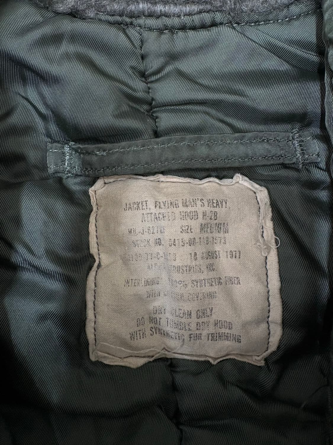 70's USAF N-2B Flight Jacket.  상품이미지4