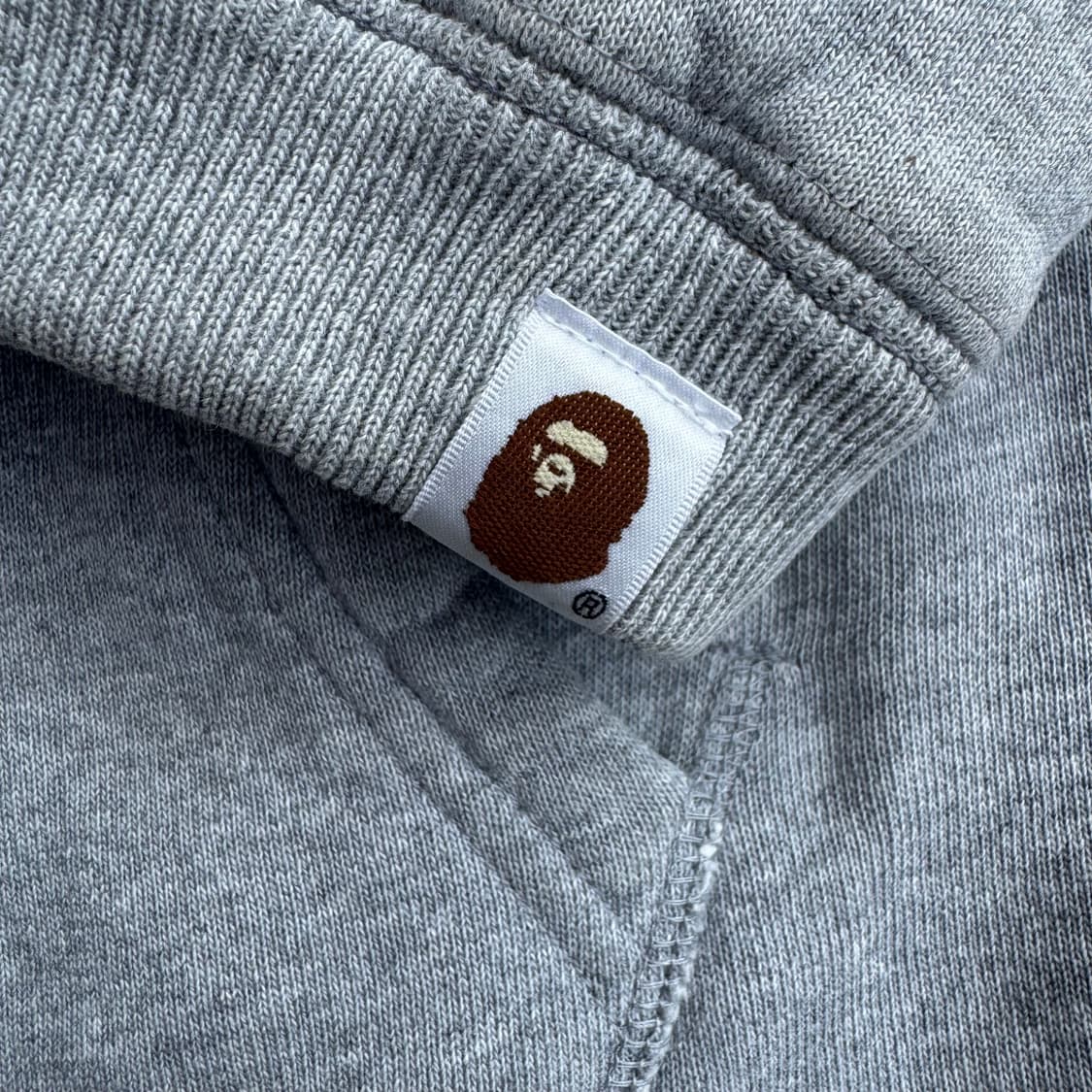 [XL] 00s Bape 베이프 Two-Face 써멀 후드집업 상품이미지7