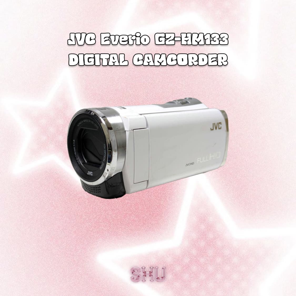JVC 빈티지 디지털 캠코더 GZ-HM33-W 화이트  상품이미지3