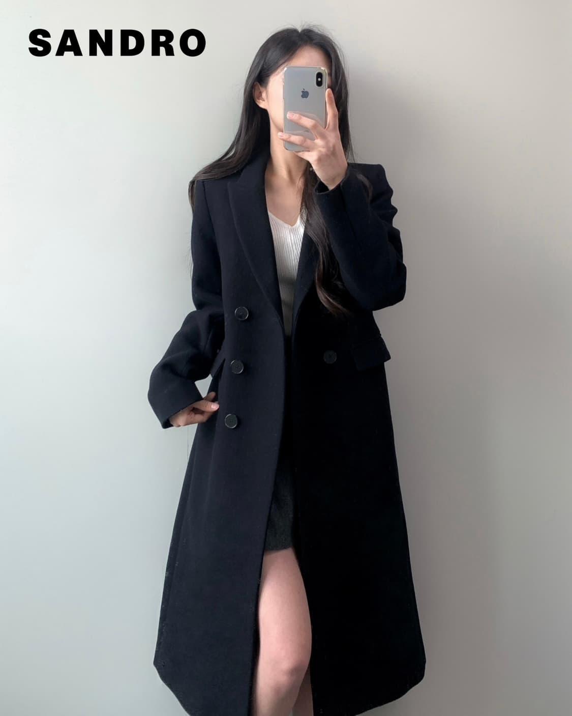 산드로 롱코트  상품이미지2