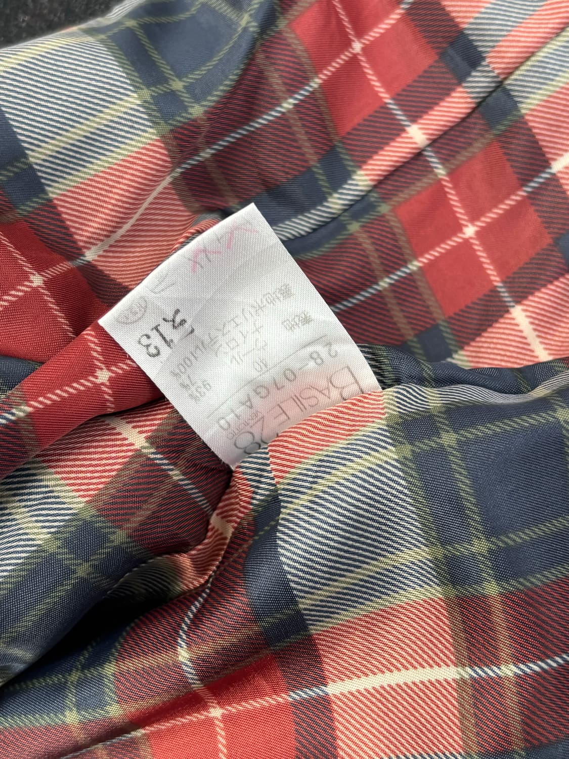 BASILE 28 체크 안감 트위드 자켓 상품이미지6