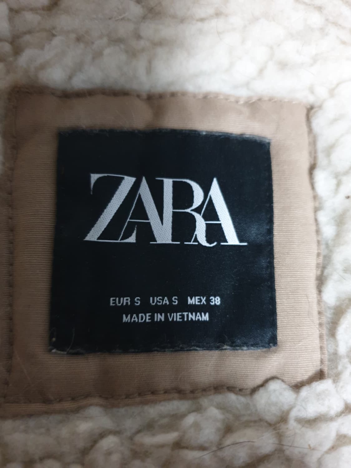 자라 오버핏 안감양털 후드 야상 코튼 코튼자켓 (S) 상품이미지4