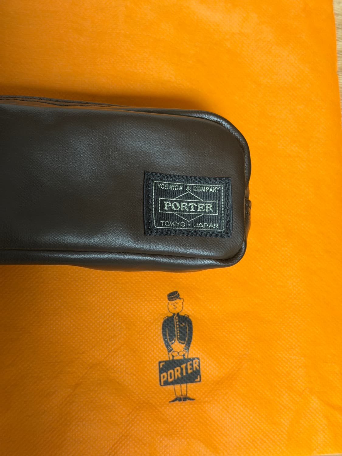 요시다포터 프리스타일 펜케이스 브라운 상품이미지3