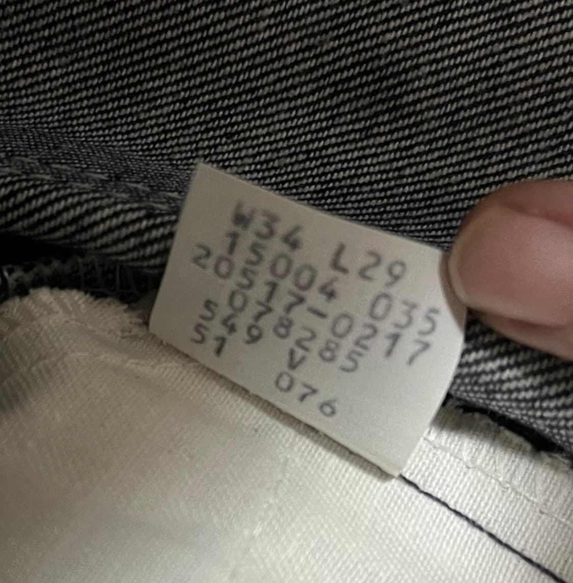 80s deadstock 리바이스 517 usa 34/29 lvc 상품이미지7