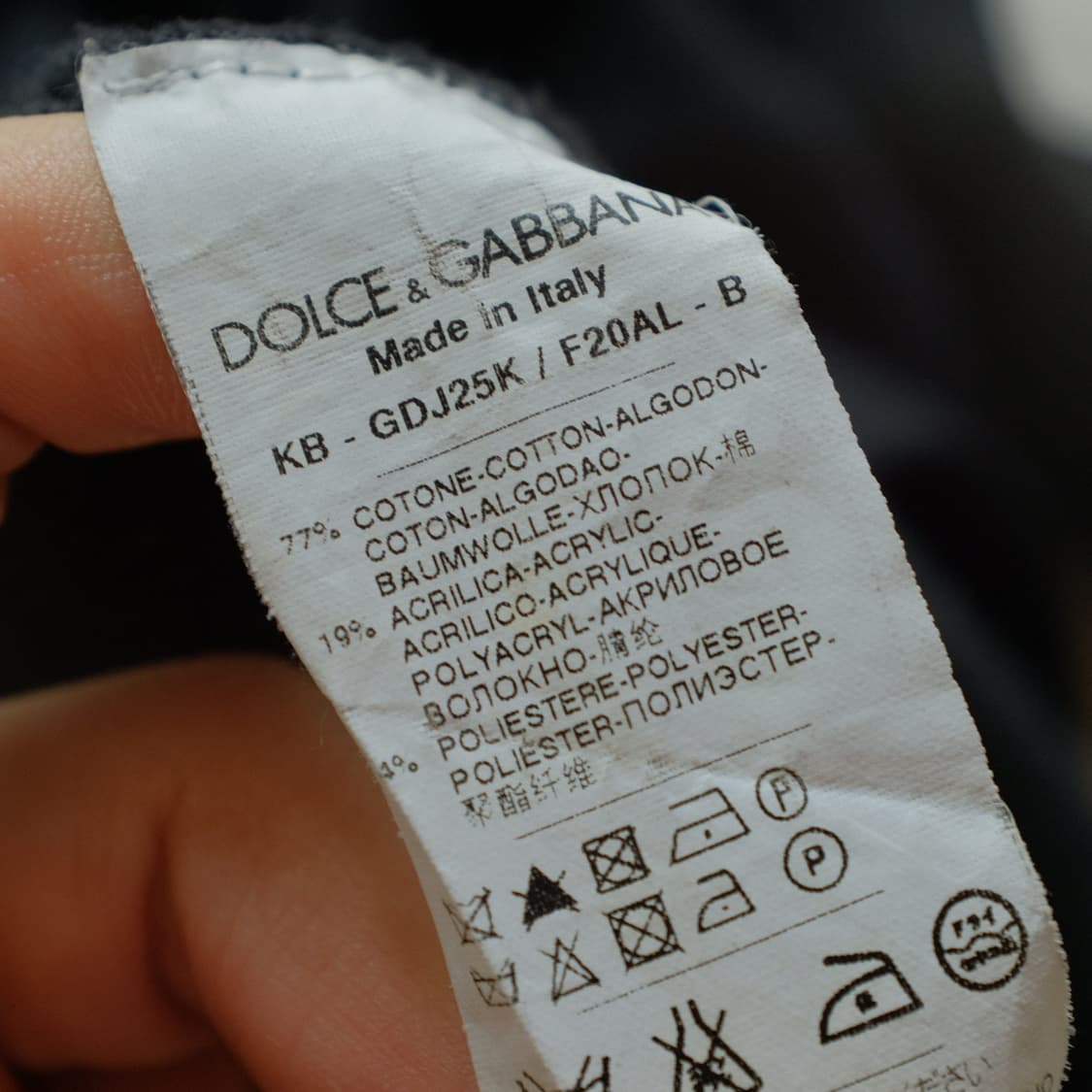 Made In ITALY Dolce & Gabbana Zip Jacket 상품이미지8