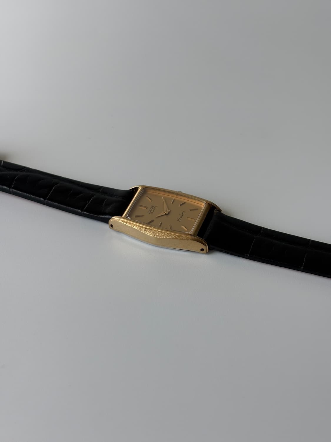 1980s Exceline Gold Tank ladies Quartz 상품이미지4
