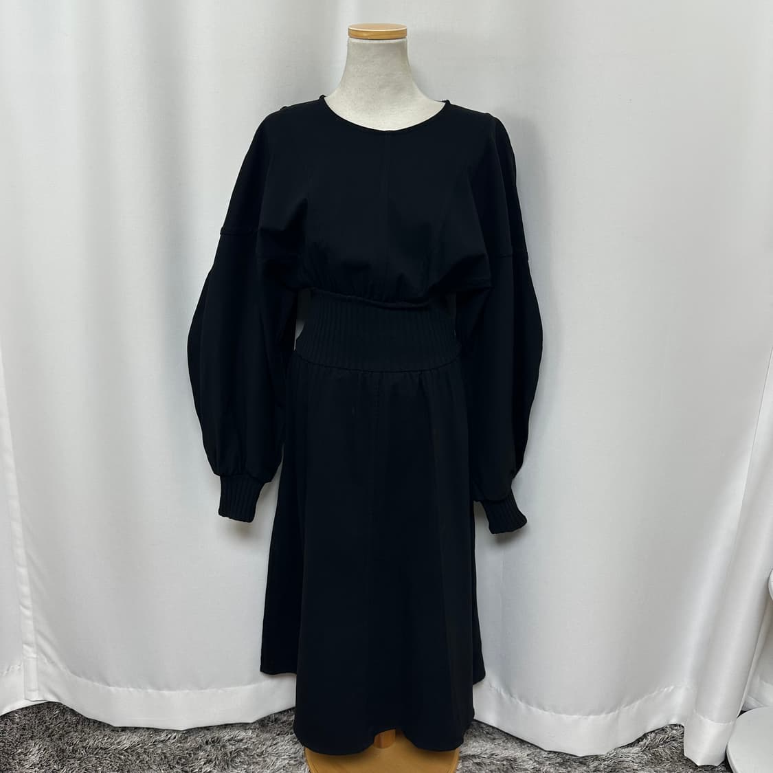  자라 여자 스판 검정 밴딩 원피스 S (44-55추천) 상품이미지1