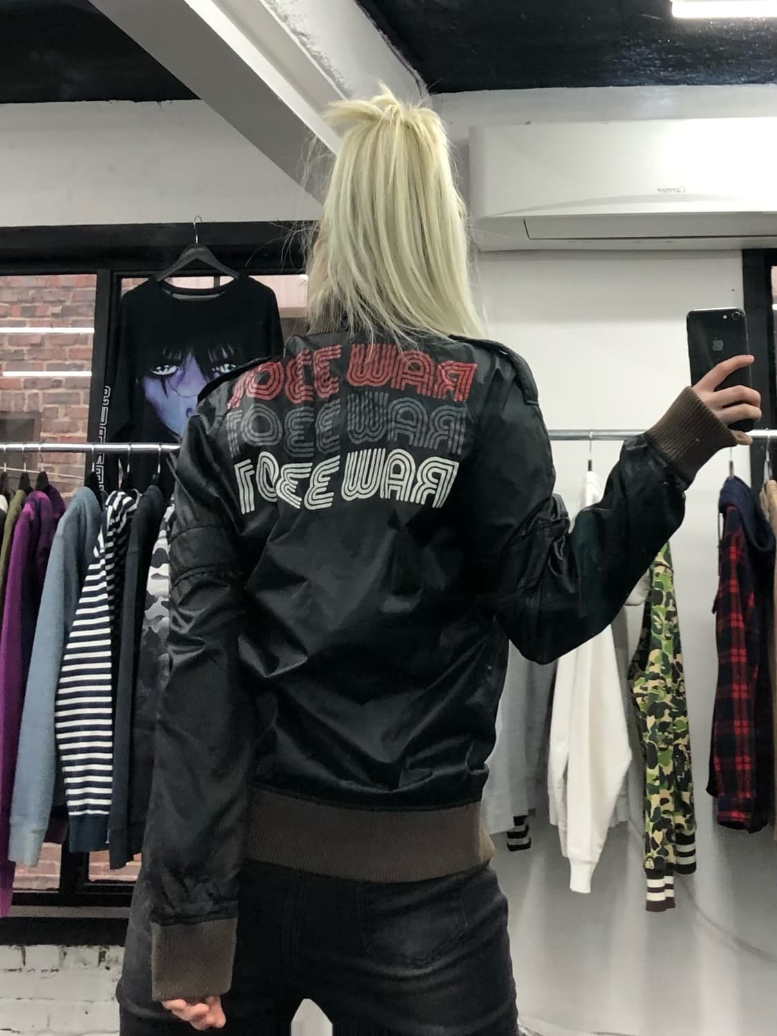 지스타 글로시 블랙 자켓 상품이미지7