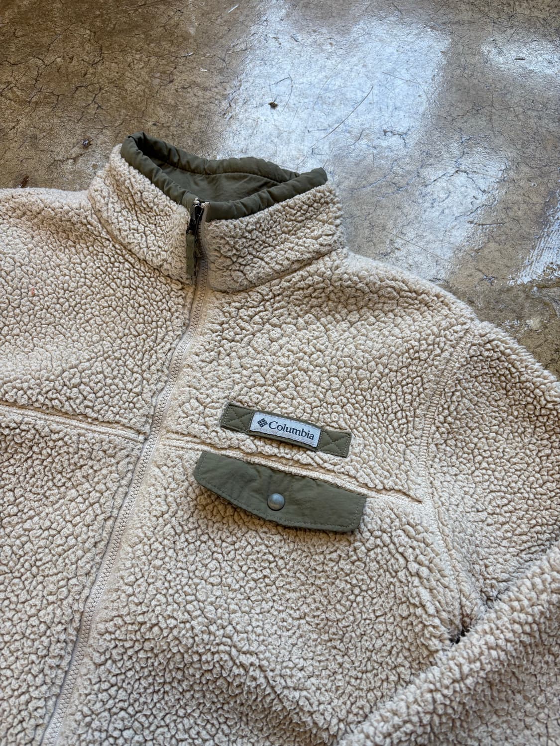 컬럼비아 양털 플리스 집업 상품이미지2