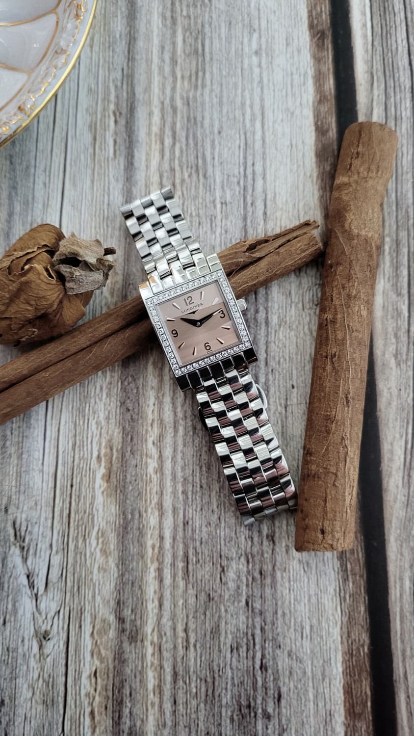 정품 론진 돌체비타 다이아 베젤 여성용 쿼츠시계 상품이미지4