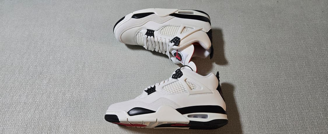 나이키 조던4 레트로 OG 화이트 285사이즈  상품이미지3
