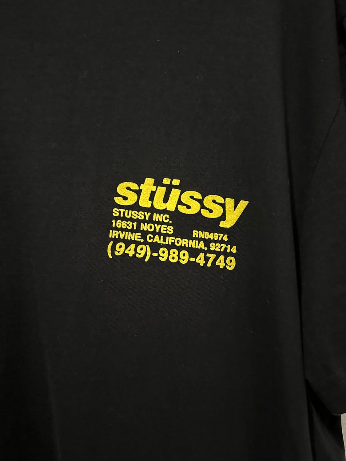 스투시 서퍼 프린팅 반팔 블랙 M 상품이미지4