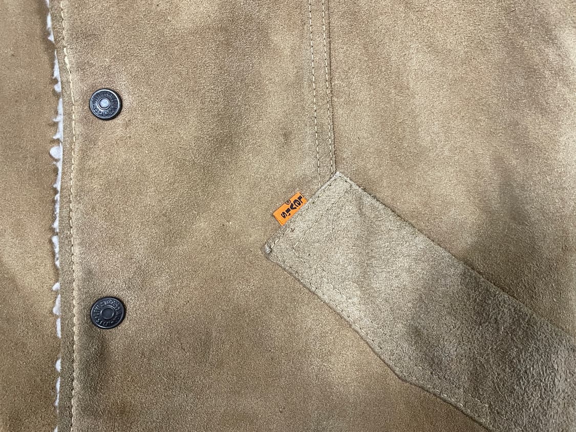 95) LVC원판 70s 리바이스 가죽 웨스턴 양털베스트(멕시코제)RRL 상품이미지7