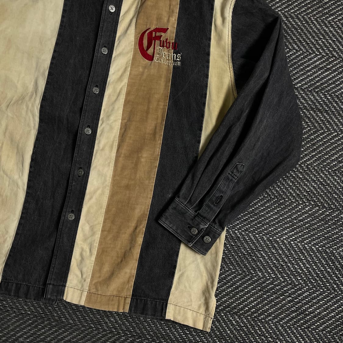 00s 후부 올드스쿨 박시핏 데님 캔버스 셔츠y 3353 상품이미지4