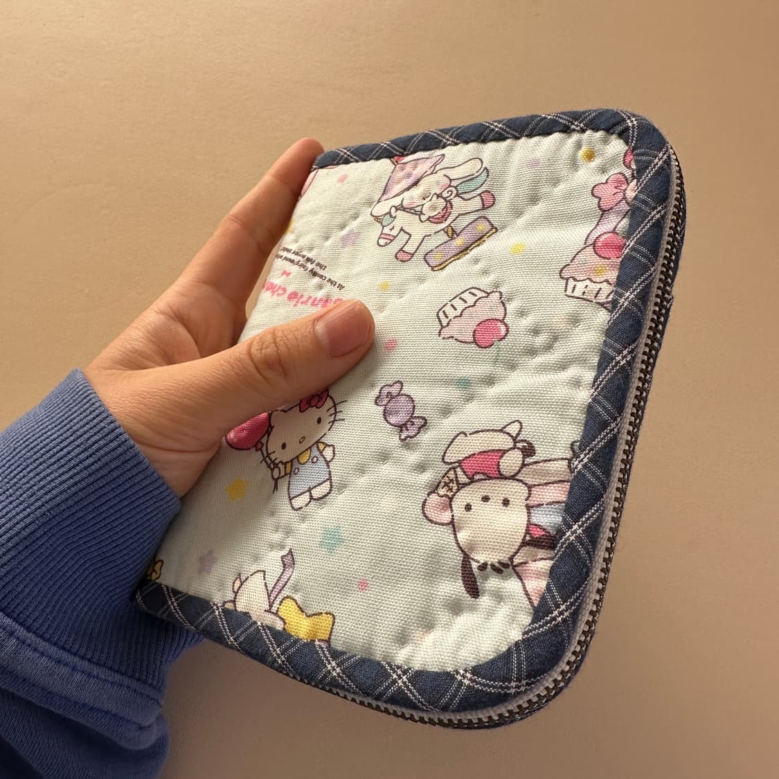 산리오 캐릭터 여권파우치 / 여권케이스 / 다이어리파우치 /핸드메이드 상품이미지4