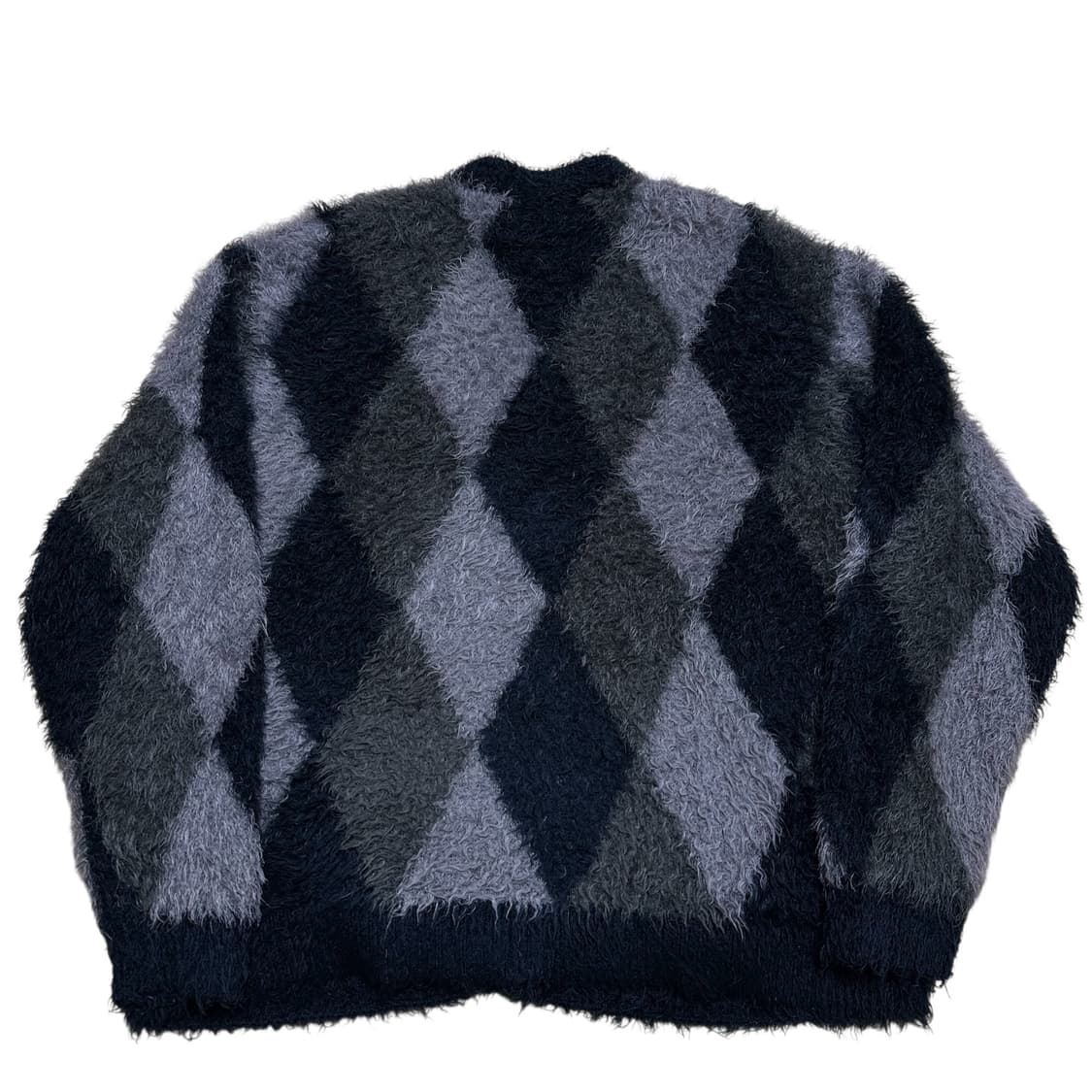 넘버나인 아가일 모헤어 가디건 상품이미지6