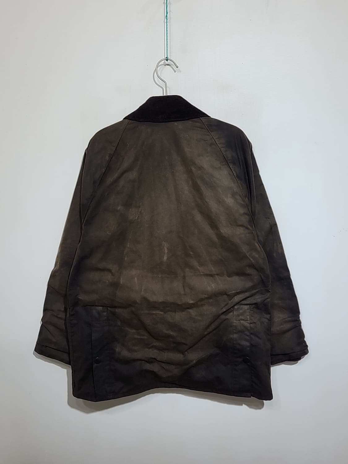 (M) 바버 클래식비데일 왁스자켓 브라운 왁싱점퍼 영국판  상품이미지7