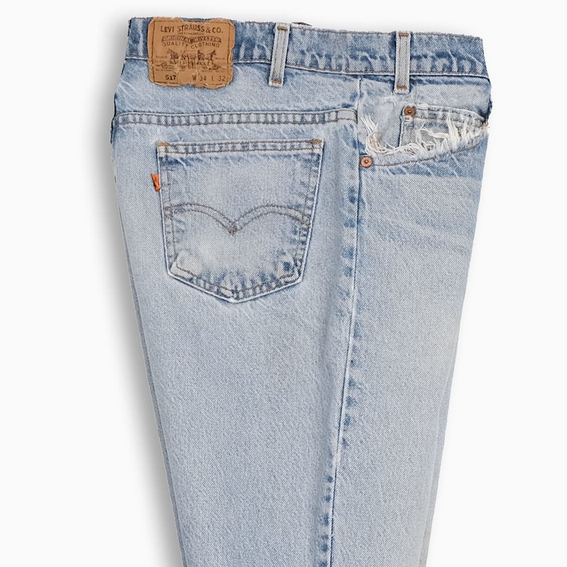 리바이스 517 오렌지탭 연청 90s USA 32인치 OR51734174 상품이미지5