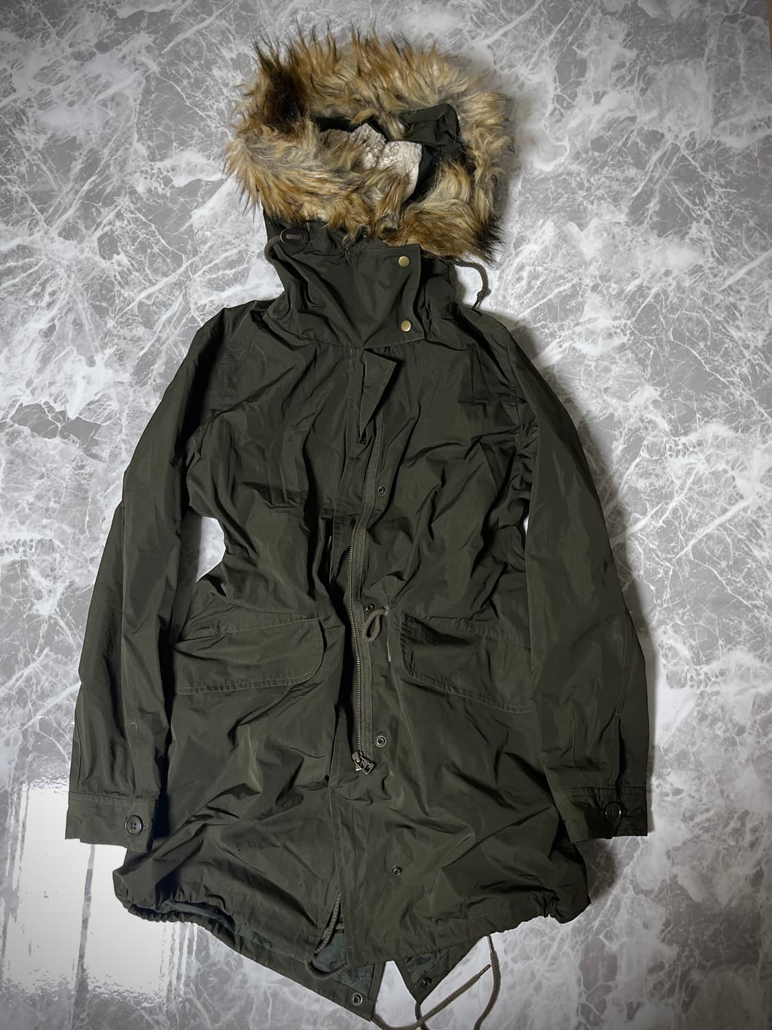 fur long jacket 상품이미지1