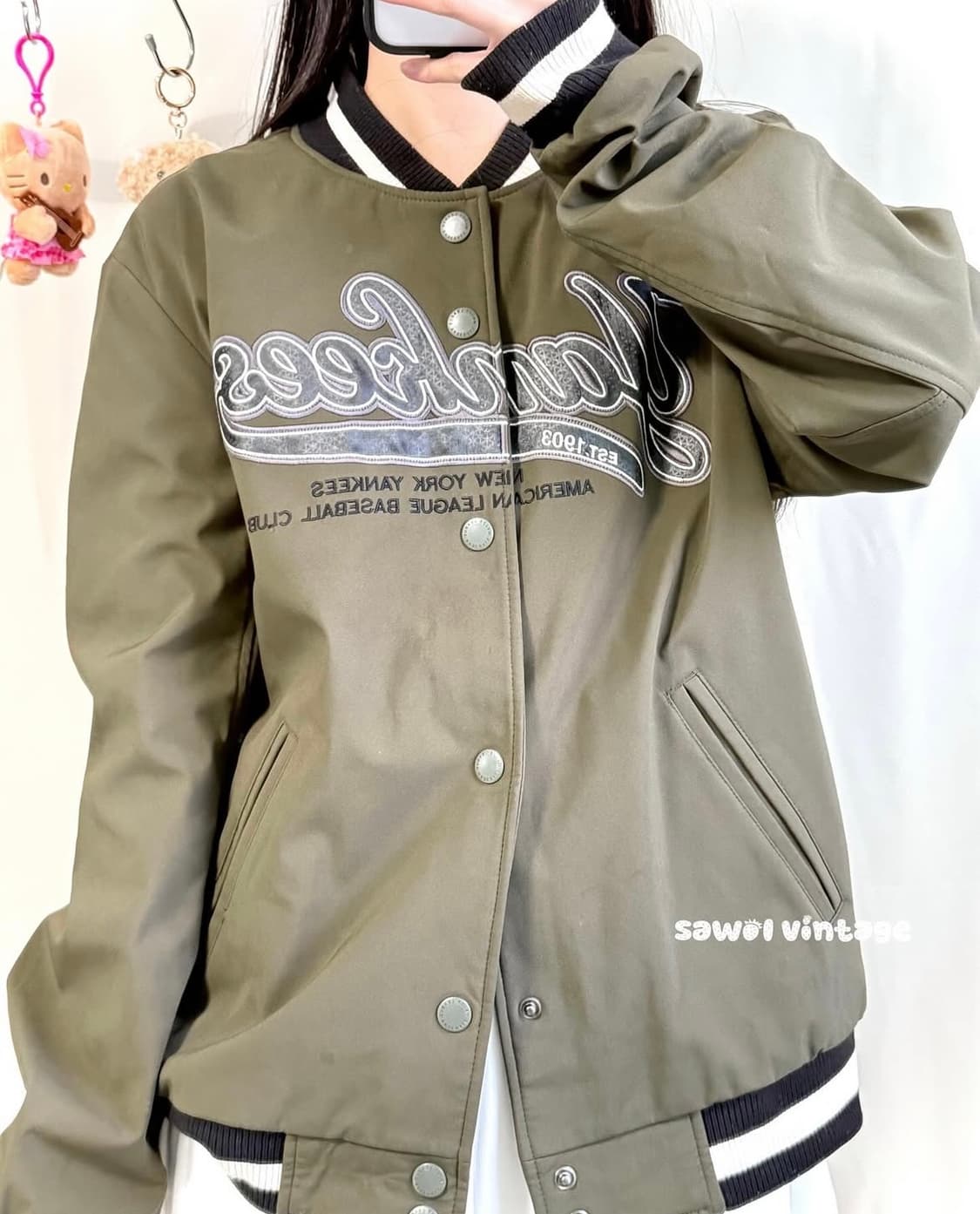 MLB 카키 바시티 상품이미지1