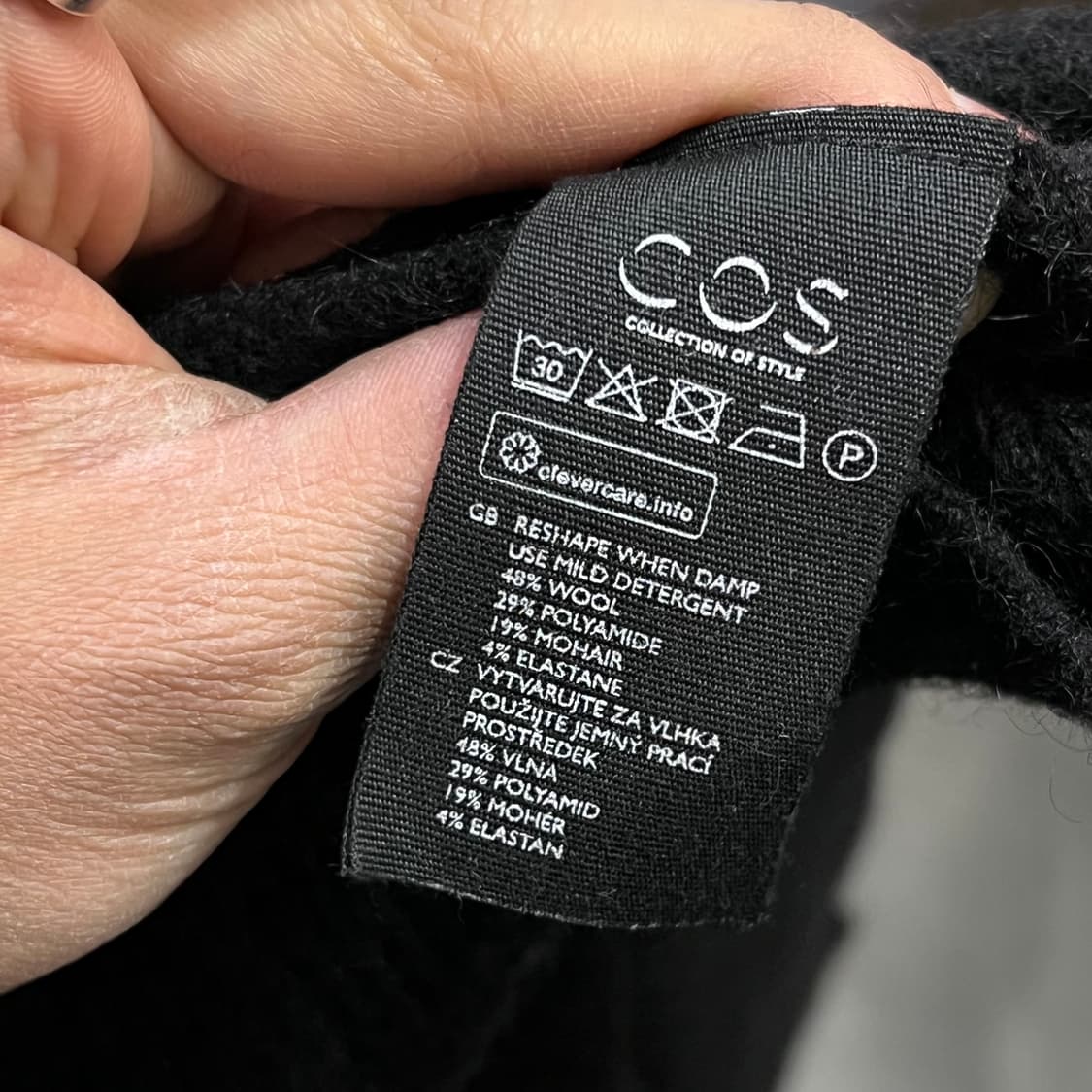  코스 보우 울 혼방 니트 y14964 상품이미지6