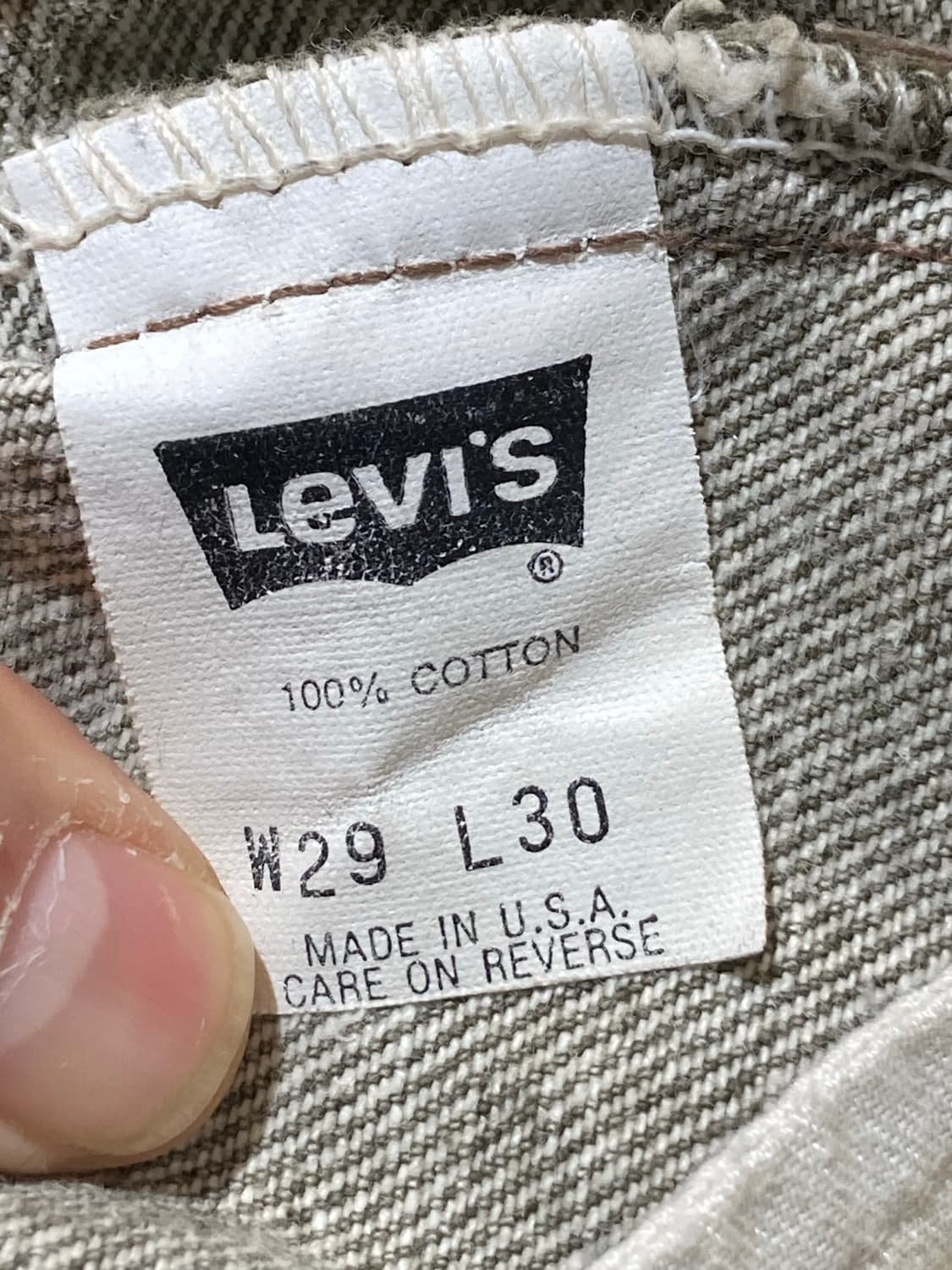 리바이스 90s USA메이드 550 29x30 상품이미지6