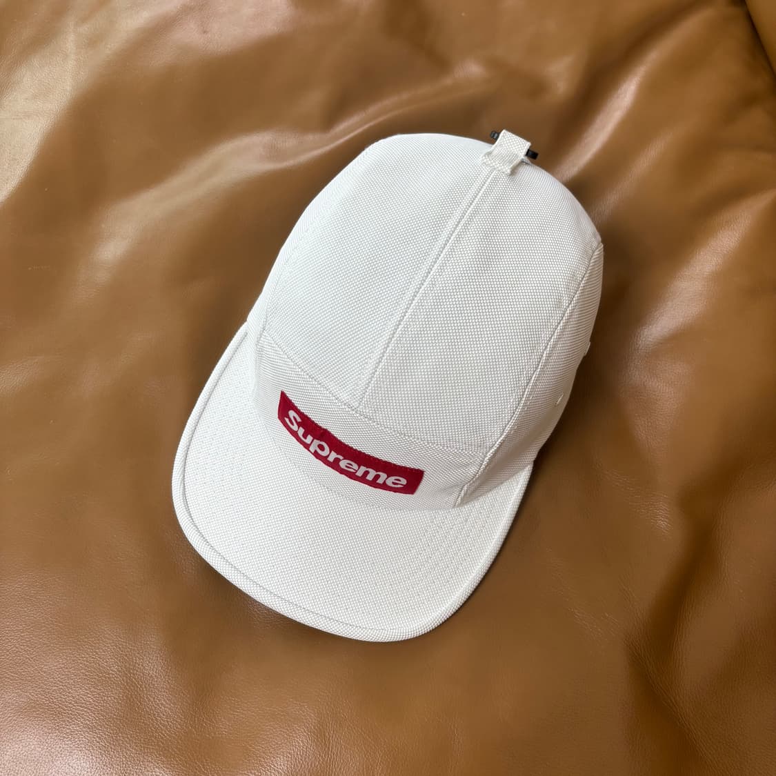 슈프림 캠프캡 모자 박스로고 발리스틱 화이트 상품이미지5