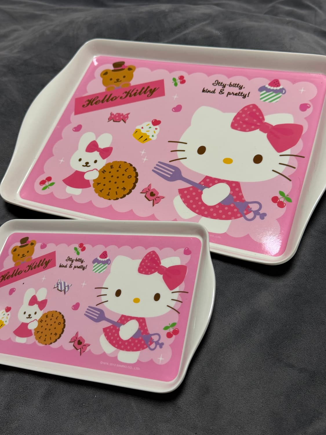 고전 헬로키티 2P 트레이 세트 상품이미지2