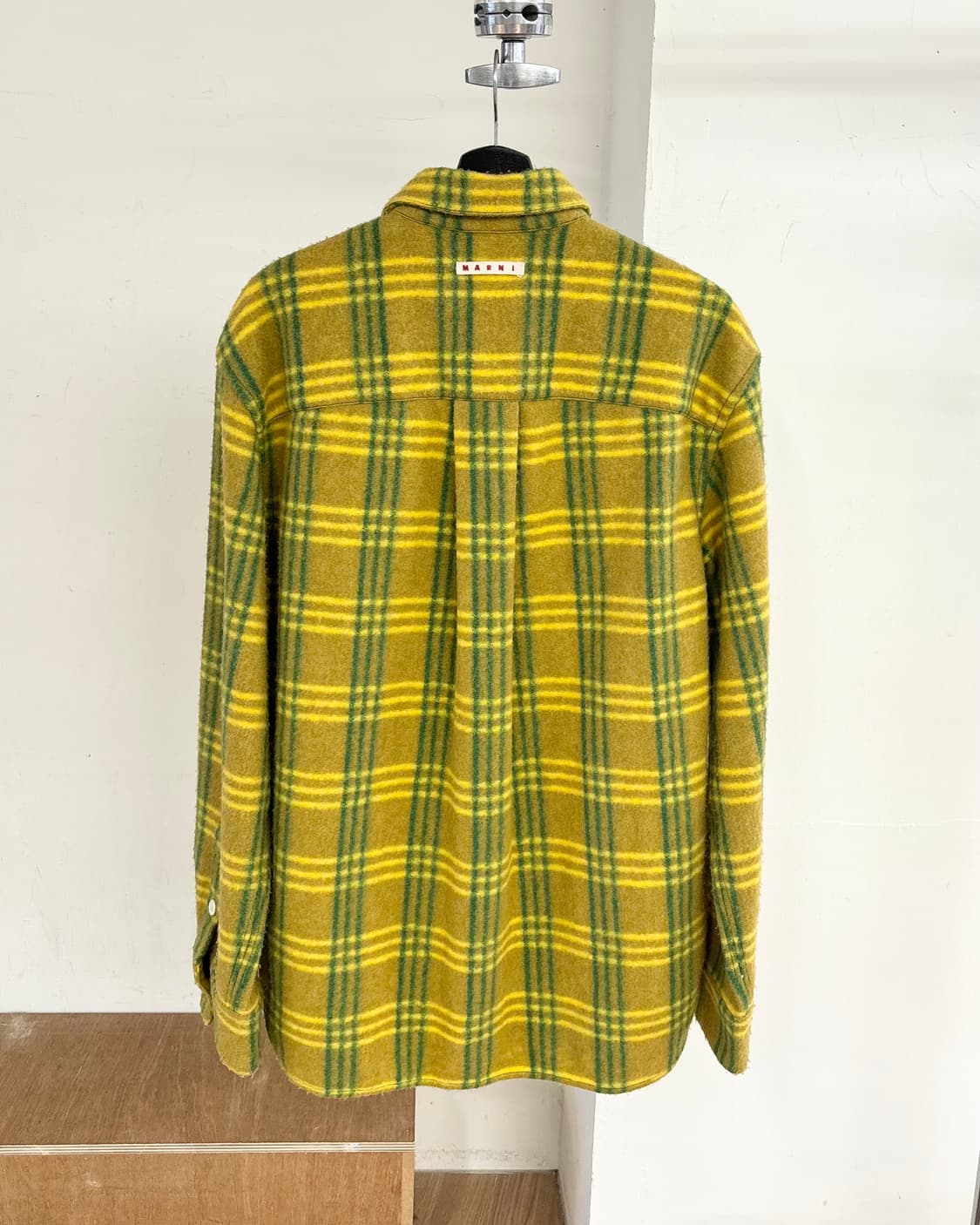 마르니 옐로우 체크 셔츠 상품이미지6