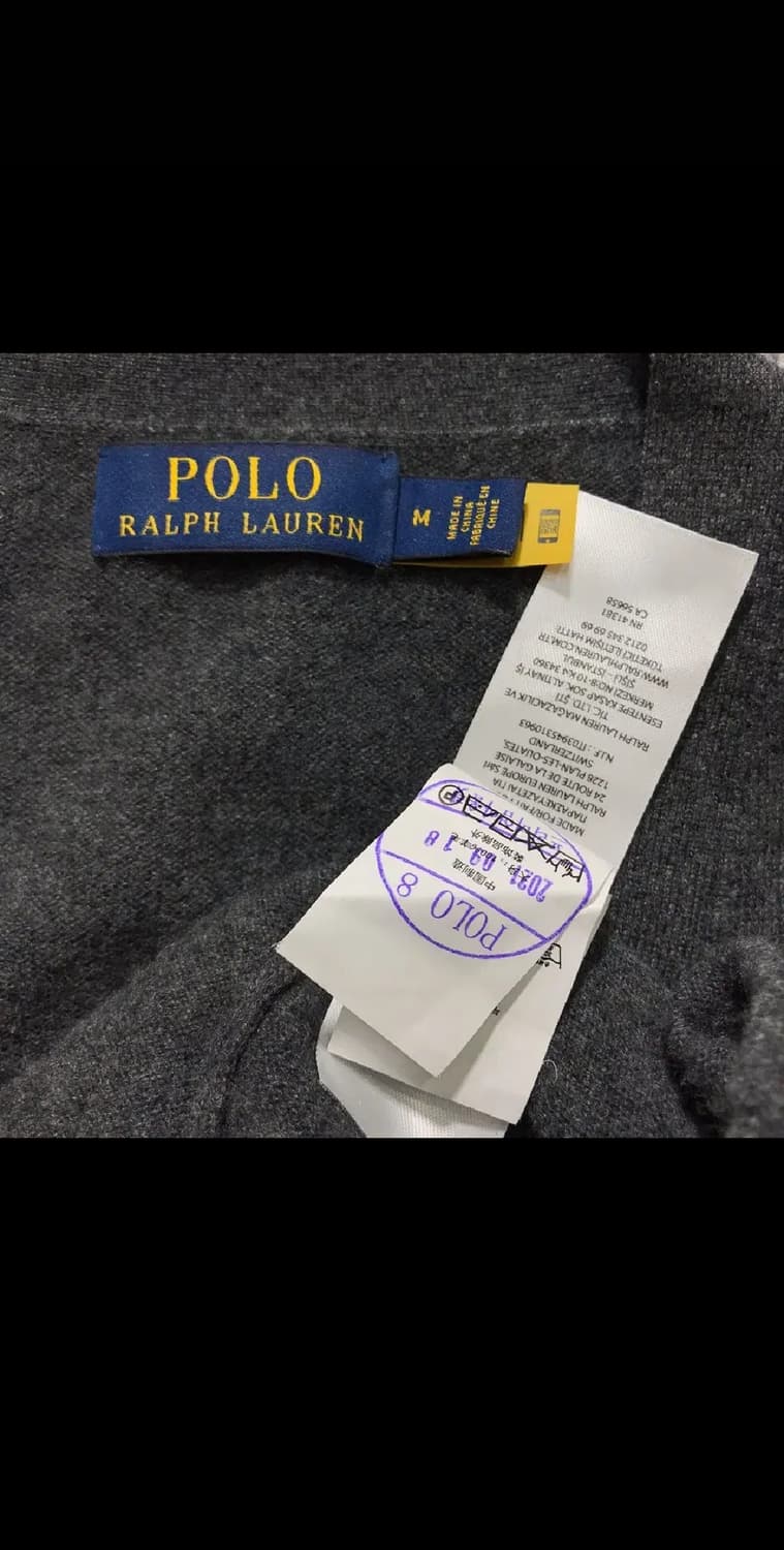 [[M, QR인증,A급] 폴로 (POLO) 랄프 로렌 폴로베어 울 가디건 상품이미지6