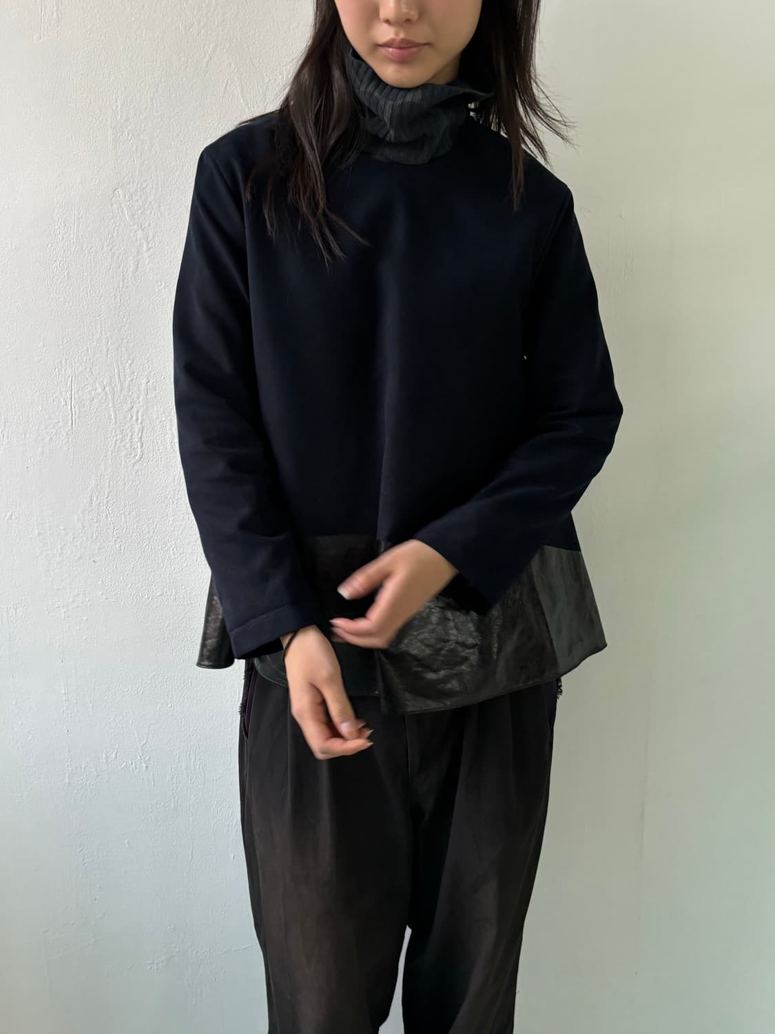 발렌시아가 by 니콜라스 게스키에르 투톤 블라우스 상품이미지2