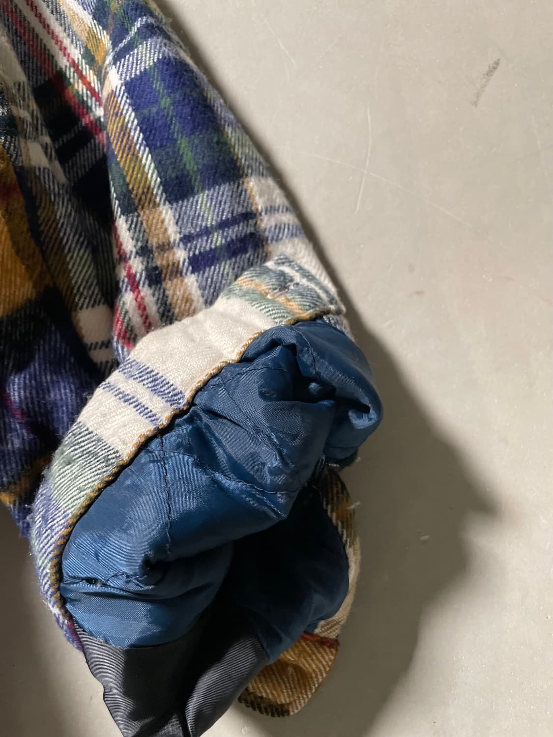 H•d Plaid Sherpa Lined Rework Jacket 상품이미지3