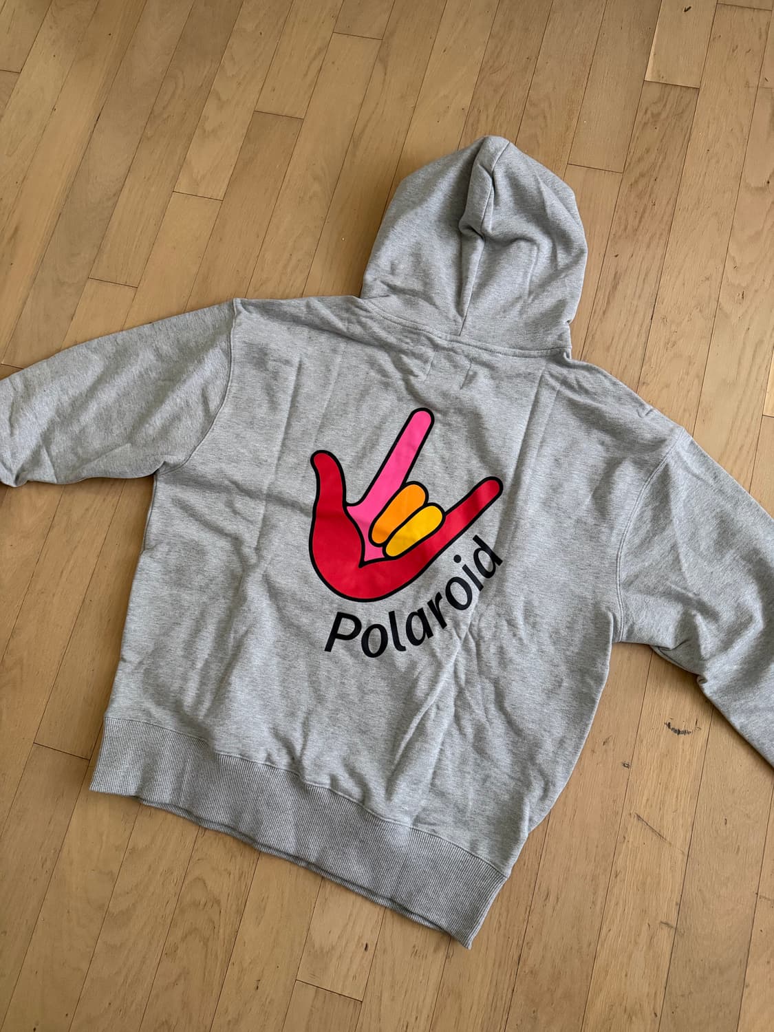 [새상품] 폴라로이드 후드 티셔츠 - 정가 89,000원 상품이미지8