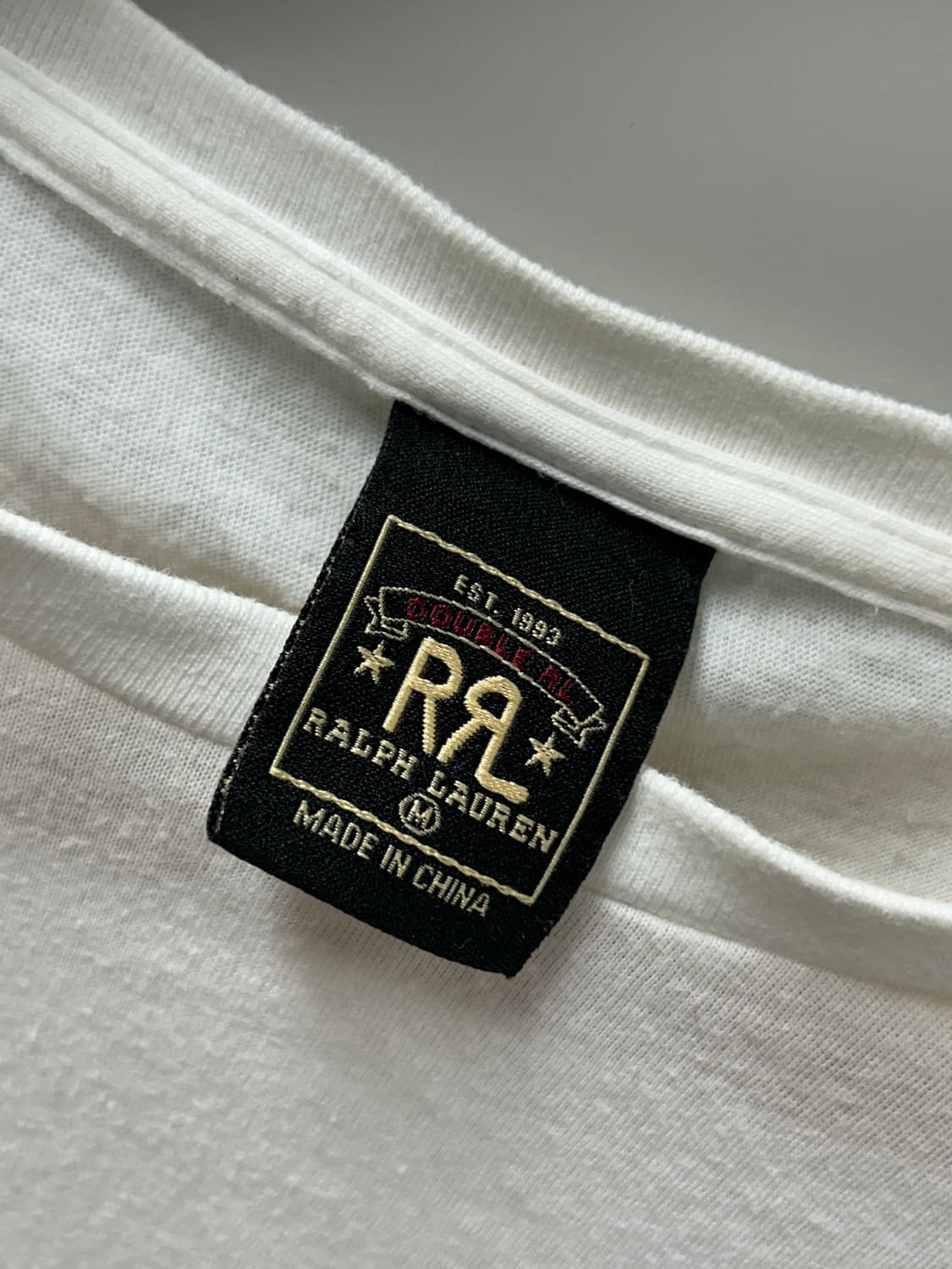rrl 더블알엘 로고 프린트 티 상품이미지3