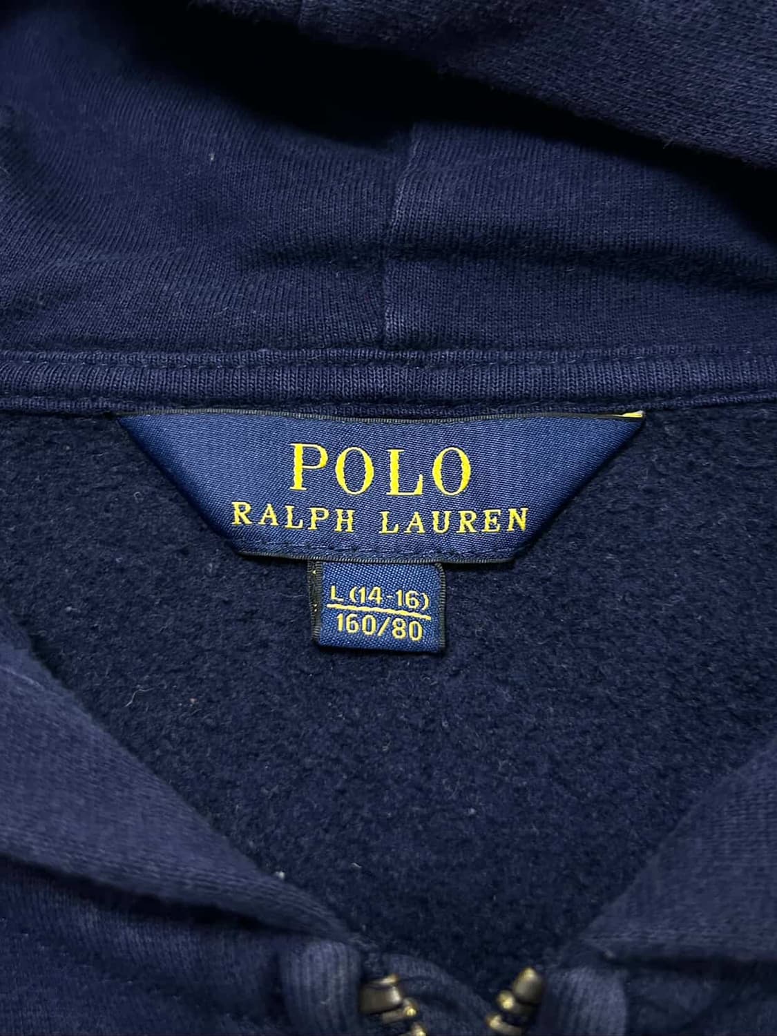 폴로 빅포니 배색 후드집업 상품이미지7