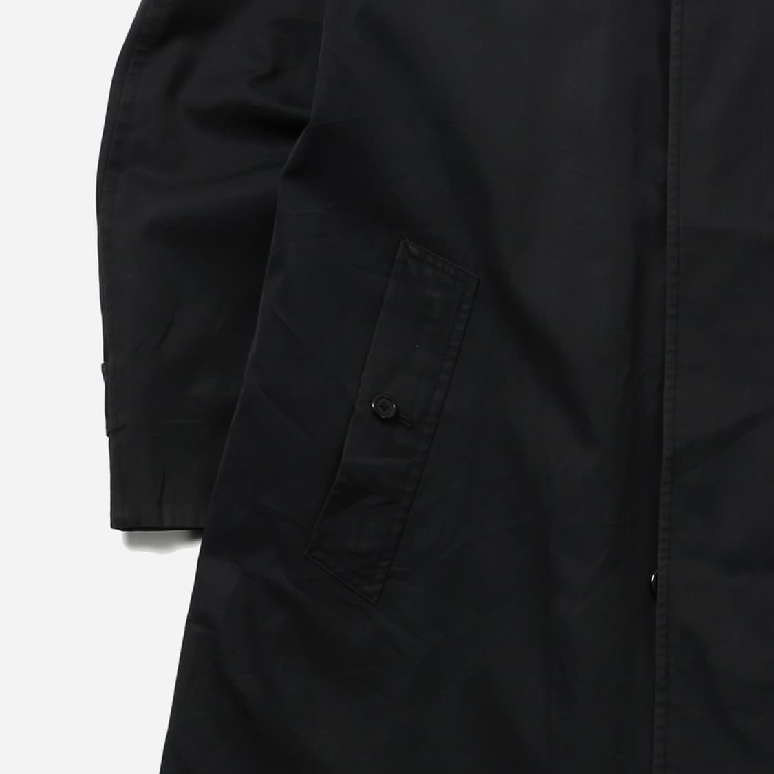 버버리 블랙 싱글 트렌치 코트   상품이미지9